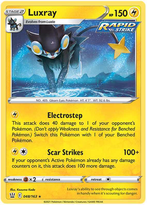 Luxray (048/163) [Sword & Shield: Battle Styles] | Fandemonia Ltd