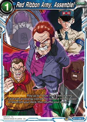 Red Ribbon Army, Assemble! (BT17-056) [Ultimate Squad] | Fandemonia Ltd