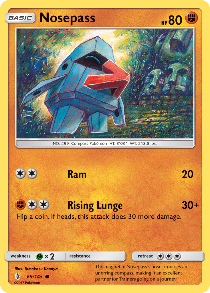 Nosepass (69/145) [Sun & Moon: Guardians Rising] | Fandemonia Ltd