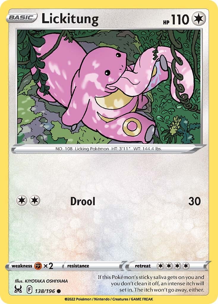 Lickitung (138/196) [Sword & Shield: Lost Origin] | Fandemonia Ltd