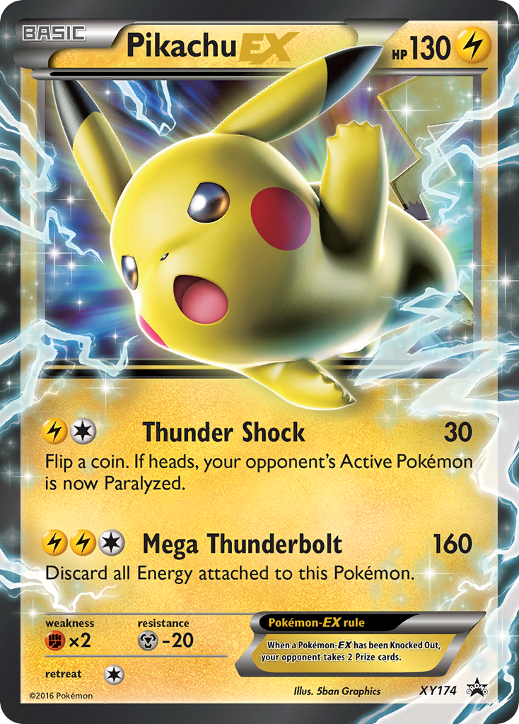 Pikachu EX (XY174) [XY: Black Star Promos] | Fandemonia Ltd