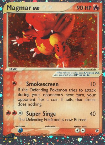 Magmar ex (100/109) [EX: Ruby & Sapphire] | Fandemonia Ltd