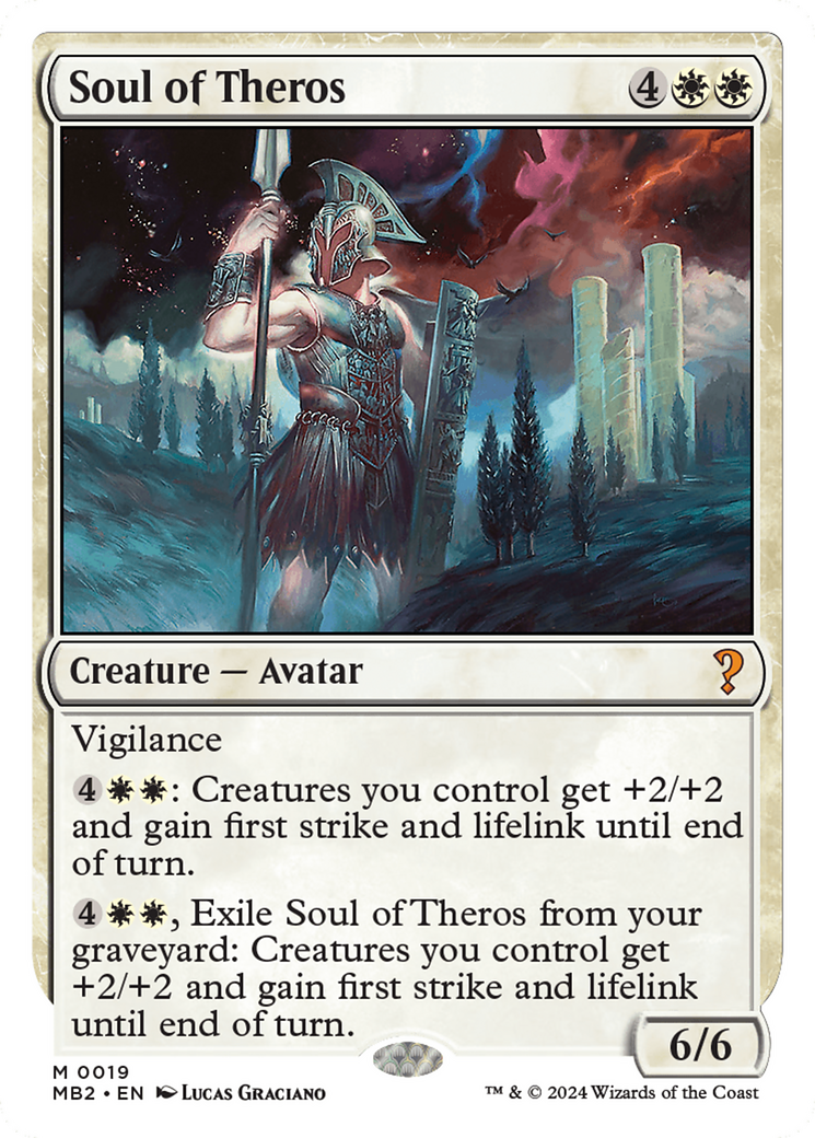 Soul of Theros (White Border) [Mystery Booster 2] | Fandemonia Ltd