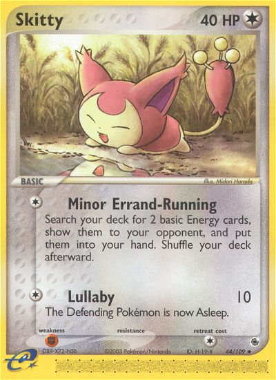 Skitty (44/109) [EX: Ruby & Sapphire] | Fandemonia Ltd