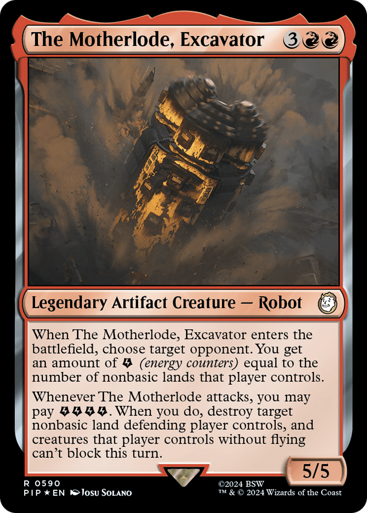 The Motherlode, Excavator (Surge Foil) [Fallout] | Fandemonia Ltd