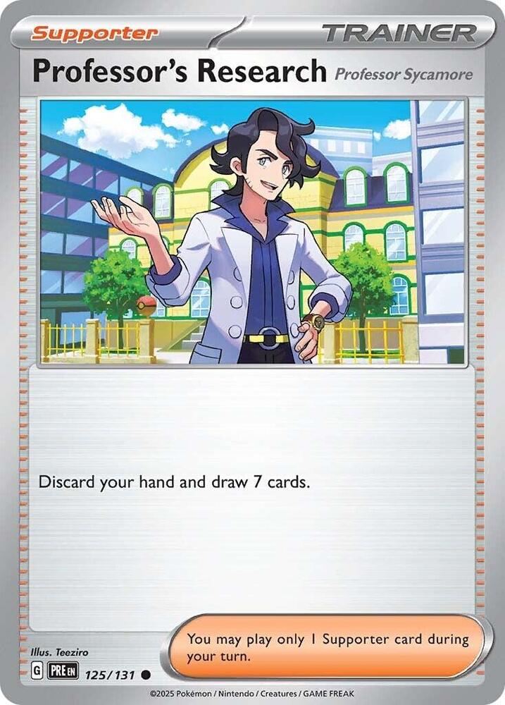 Professor's Research (125/131) [Professor Sycamore] [Scarlet & Violet: Prismatic Evolutions] | Fandemonia Ltd