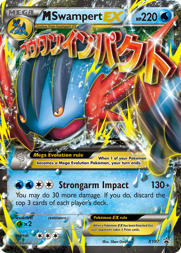 M Swampert EX (XY87) [XY: Black Star Promos] | Fandemonia Ltd