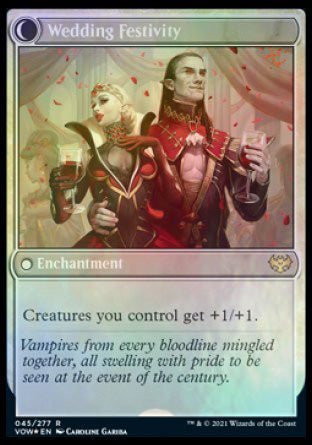 Wedding Announcement // Wedding Festivity [Innistrad: Crimson Vow Prerelease Promos] | Fandemonia Ltd