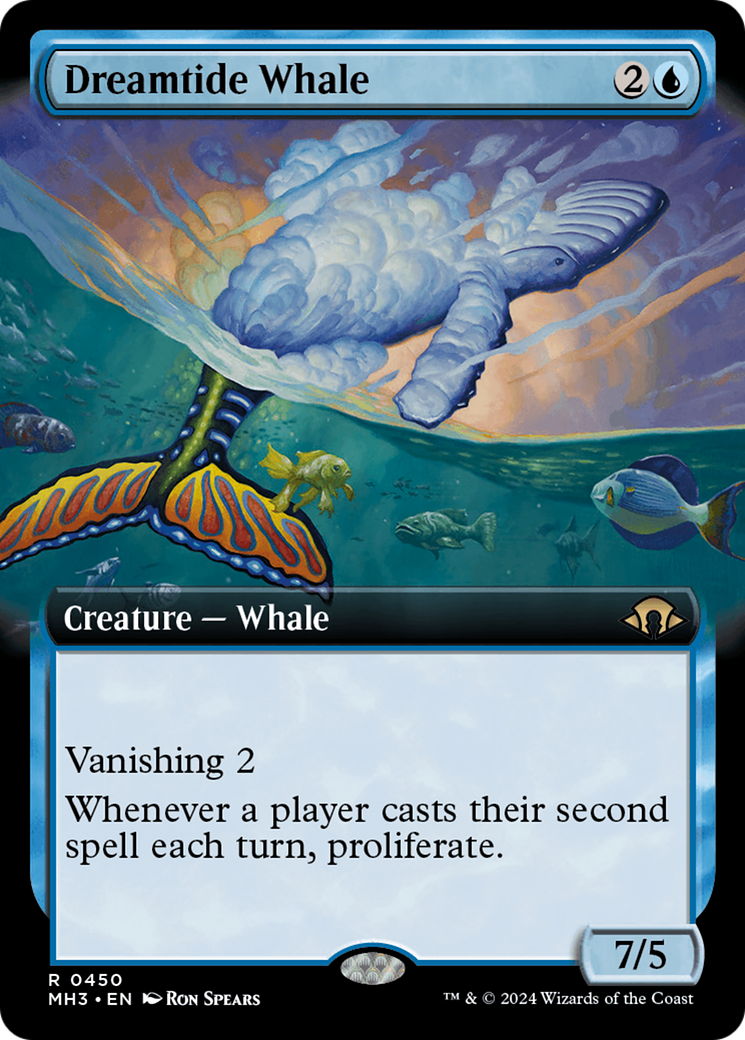 Dreamtide Whale (Extended Art) [Modern Horizons 3] | Fandemonia Ltd