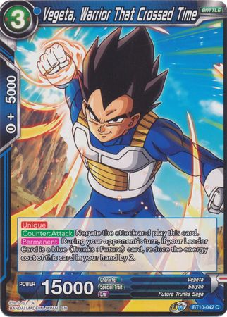 Vegeta, Warrior That Crossed Time (BT10-042) [Rise of the Unison Warrior 2nd Edition] | Fandemonia Ltd