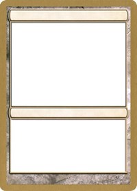 2004 World Championship Blank Card [World Championship Decks 2004] | Fandemonia Ltd