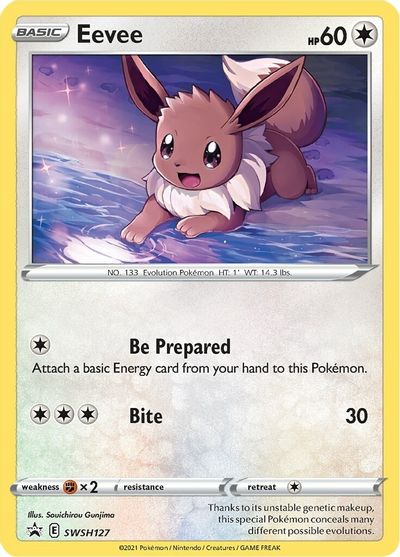 Eevee (SWSH127) [Sword & Shield: Black Star Promos] | Fandemonia Ltd