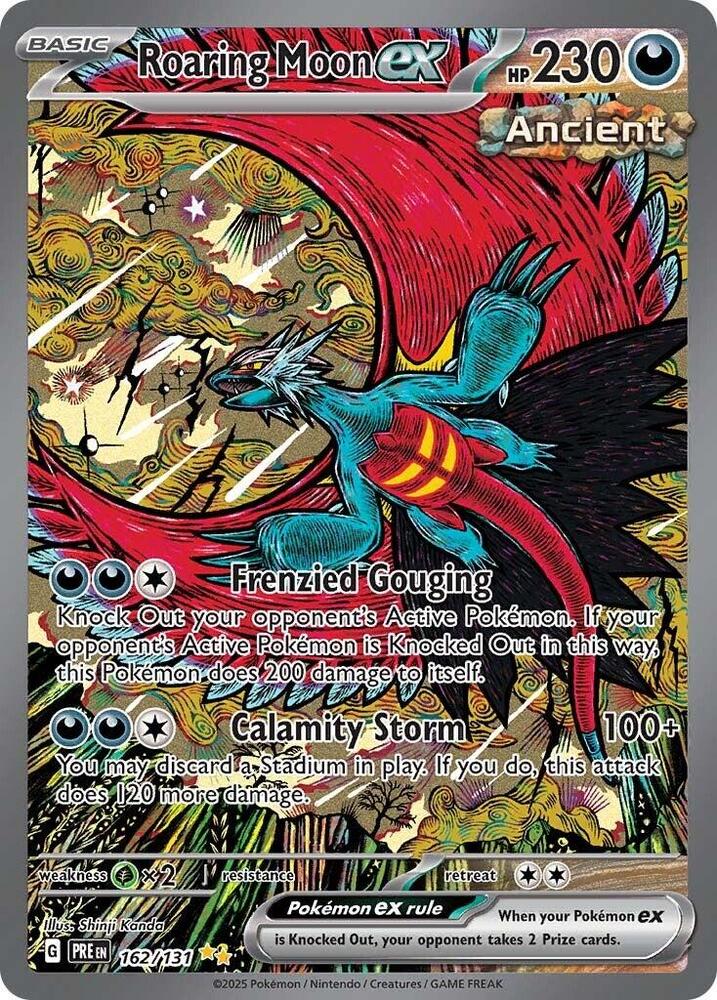 Roaring Moon ex (162/131) [Scarlet & Violet: Prismatic Evolutions] | Fandemonia Ltd