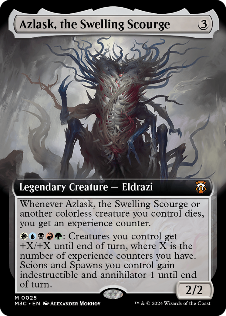 Azlask, the Swelling Scourge (Extended Art) [Modern Horizons 3 Commander] | Fandemonia Ltd