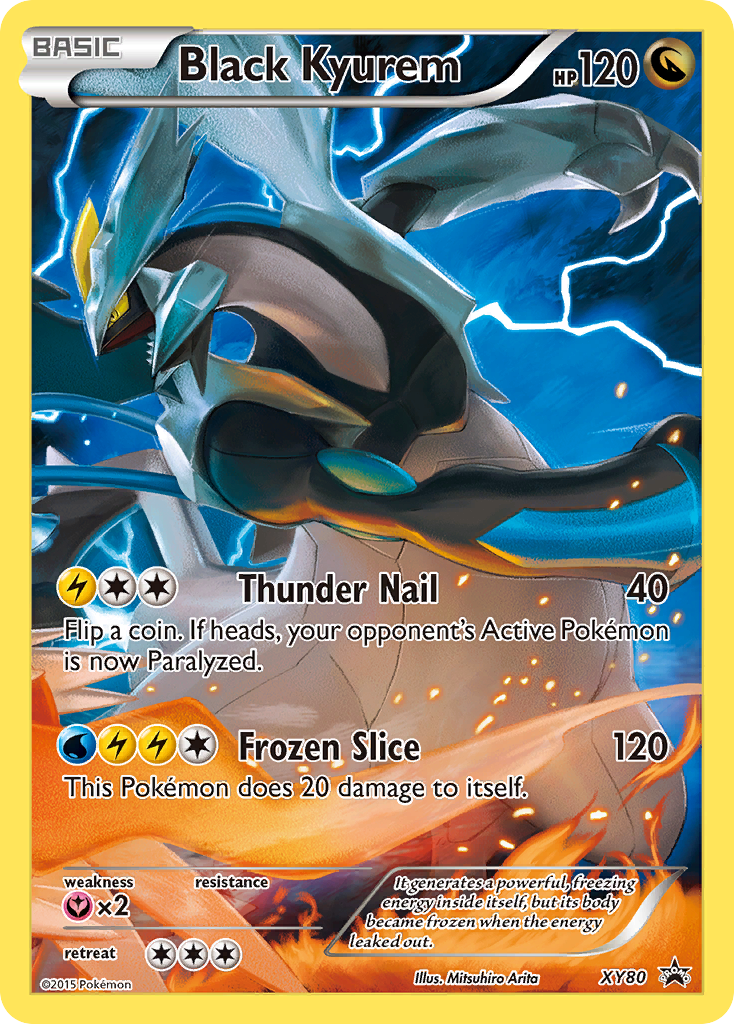 Black Kyurem (XY80) (Full Art Promo) [XY: Black Star Promos] | Fandemonia Ltd