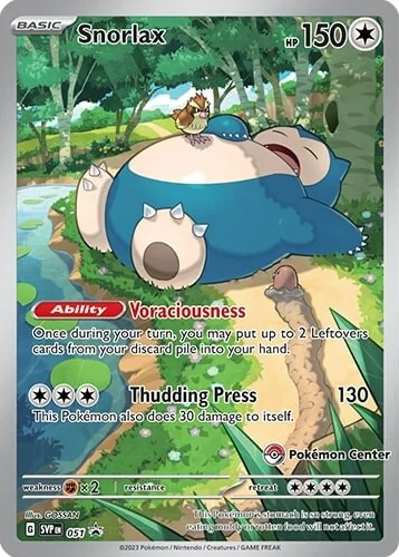 Snorlax (051) (Pokemon Center) [Scarlet & Violet: Black Star Promos] | Fandemonia Ltd