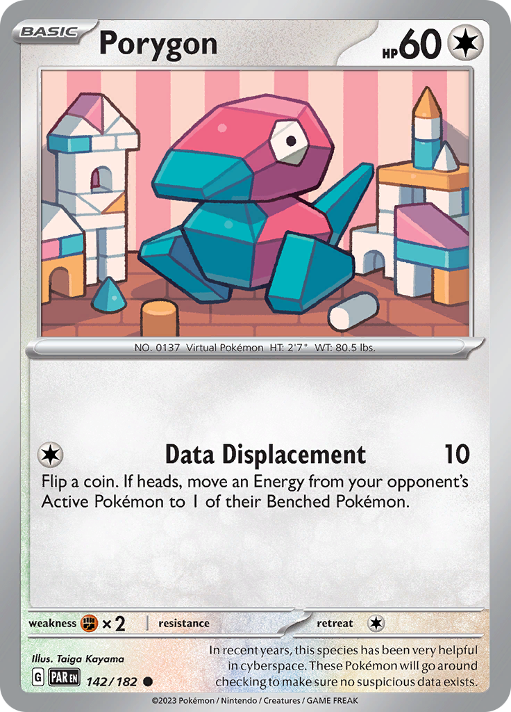 Porygon (142/182) [Scarlet & Violet: Paradox Rift] | Fandemonia Ltd