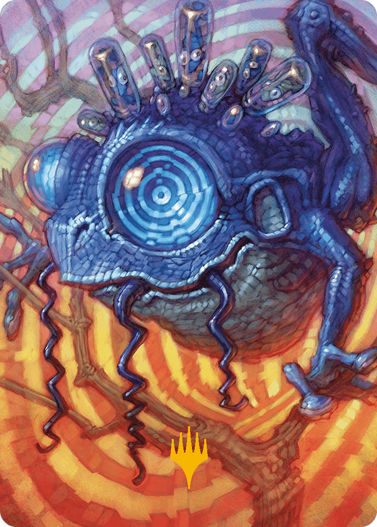 Psychic Frog Art Card (Gold-Stamped Planeswalker Symbol) [Modern Horizons 3 Art Series] | Fandemonia Ltd