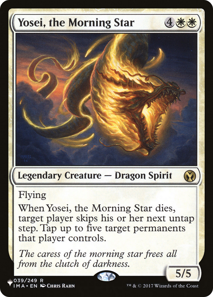 Yosei, the Morning Star [The List Reprints] | Fandemonia Ltd