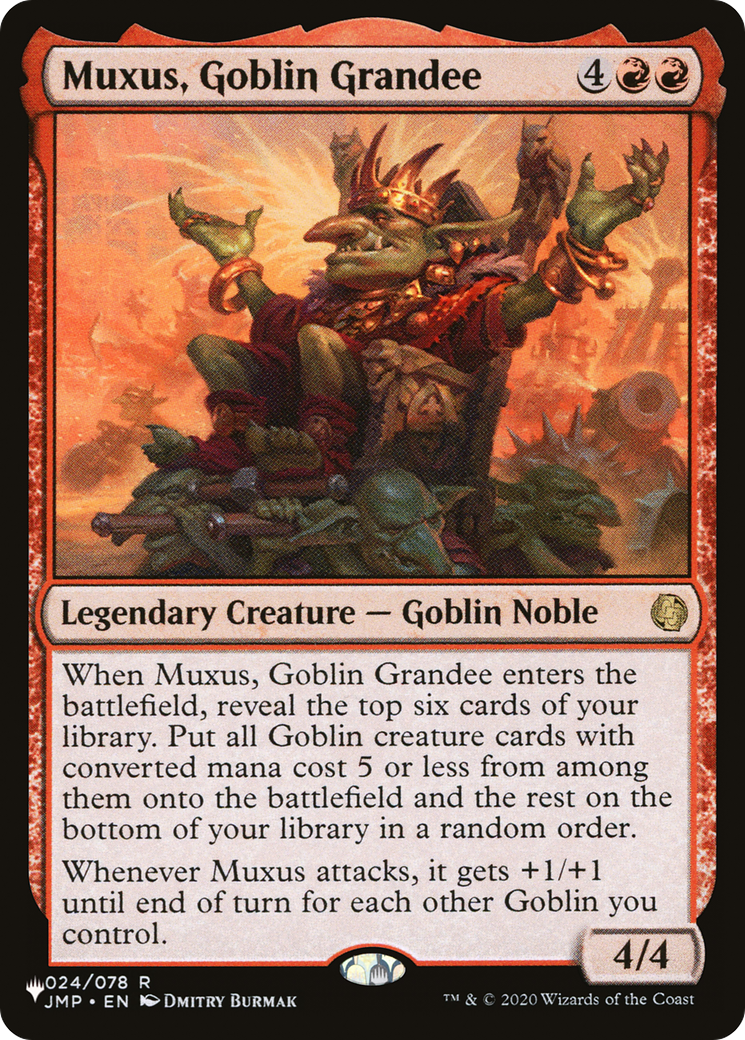 Muxus, Goblin Grandee [The List] | Fandemonia Ltd