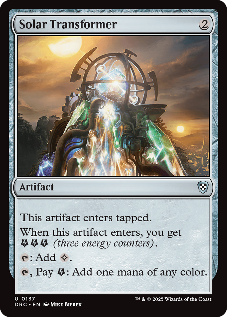 Solar Transformer [Aetherdrift Commander] | Fandemonia Ltd