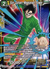 Son Gohan, Weakened Power (Zenkai Series Tournament Pack Vol.4) (P-510) [Tournament Promotion Cards] | Fandemonia Ltd