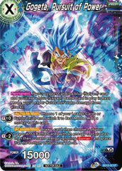 Gogeta, Pursuit of Power (Championship Selection Pack 2023 Vol.2) (Silver Foil) (SD12-02) [Tournament Promotion Cards] | Fandemonia Ltd