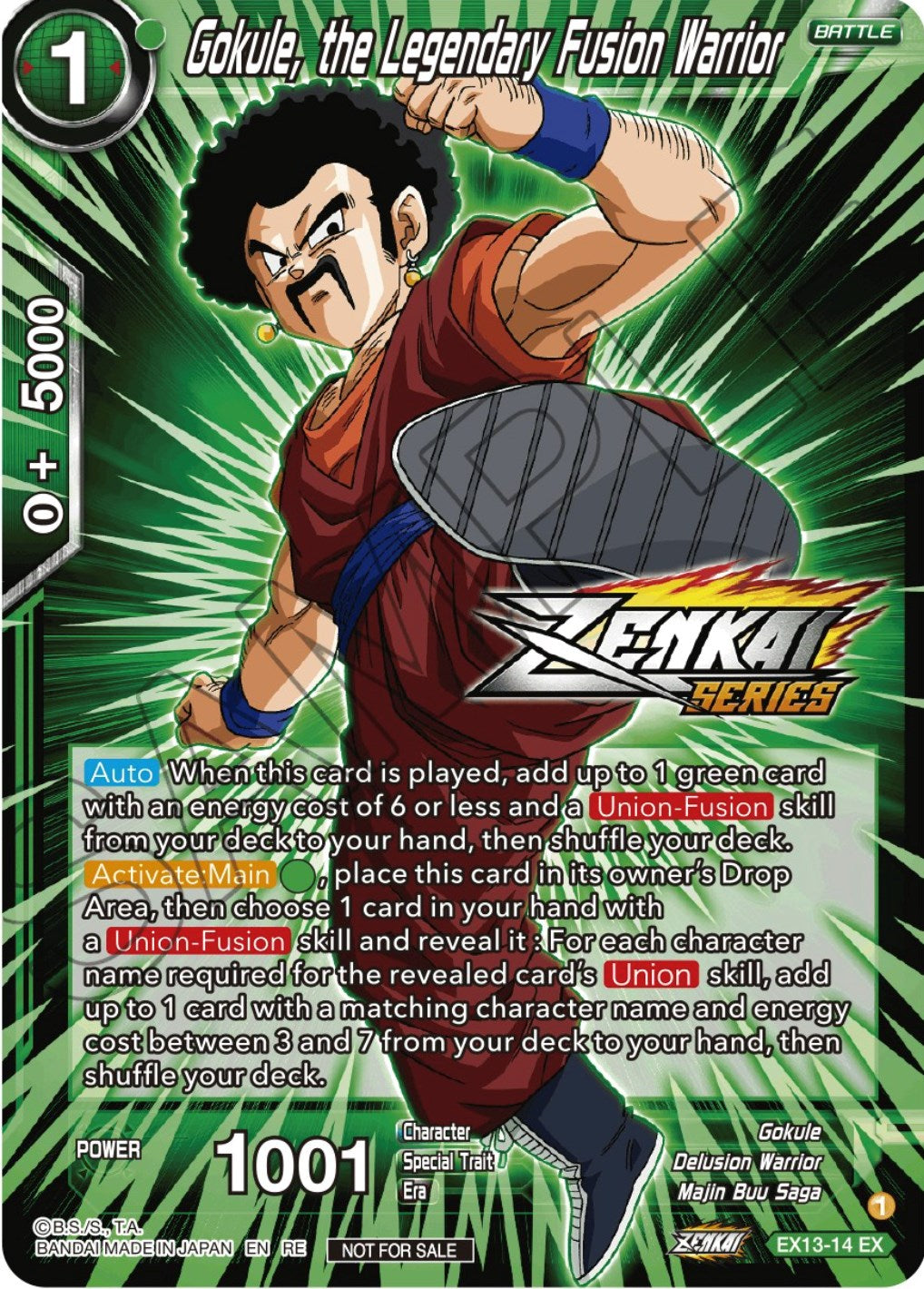 Gokule, the Legendary Fusion Warrior (Event Pack 12) (EX13-14) [Tournament Promotion Cards] | Fandemonia Ltd