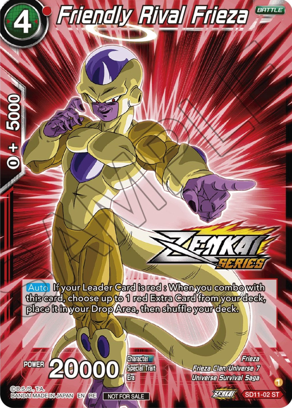 Friendly Rival Frieza (Event Pack 12) (SD11-02) [Tournament Promotion Cards] | Fandemonia Ltd