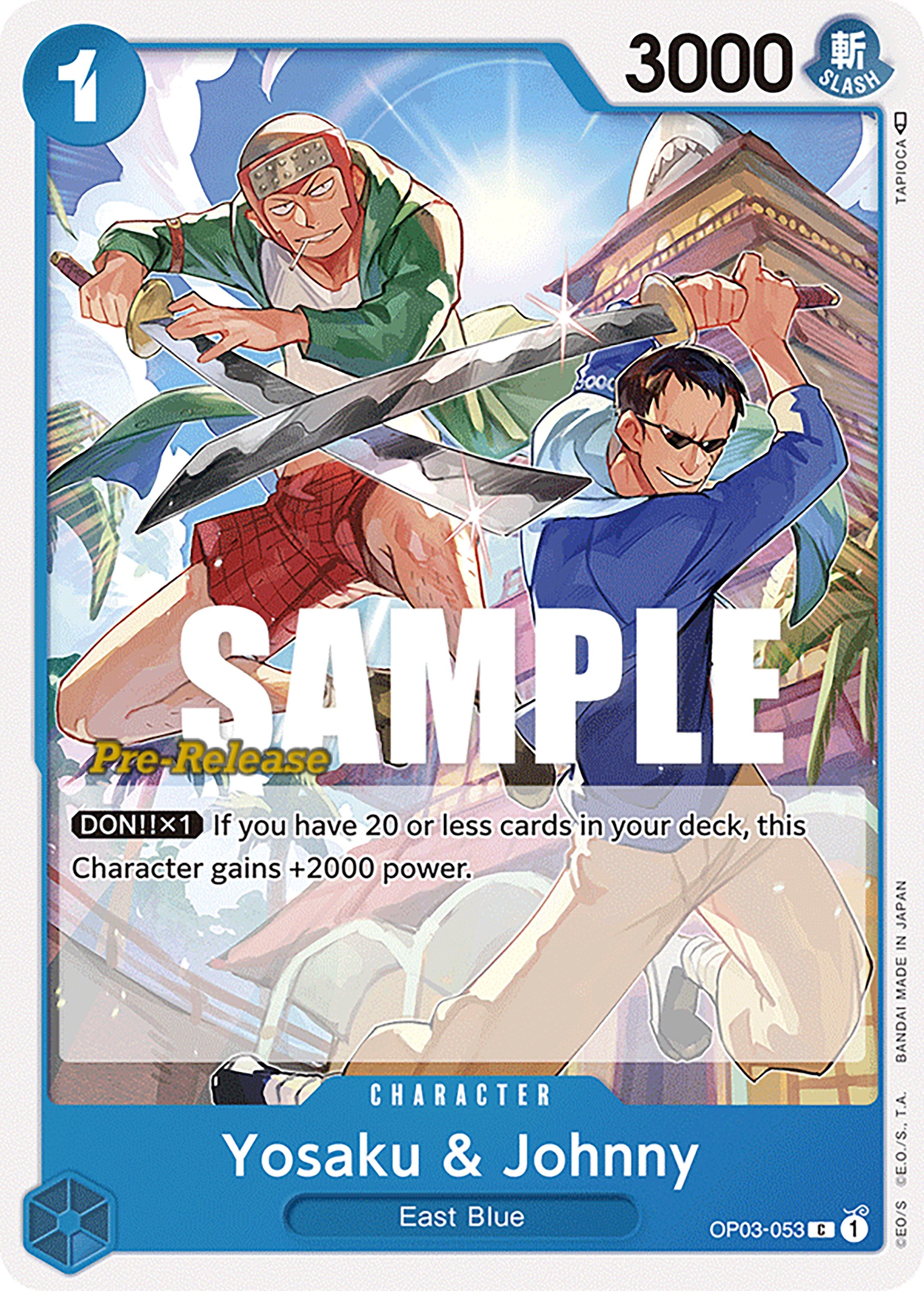 Yosaku & Johnny [Pillars of Strength Pre-Release Cards] | Fandemonia Ltd