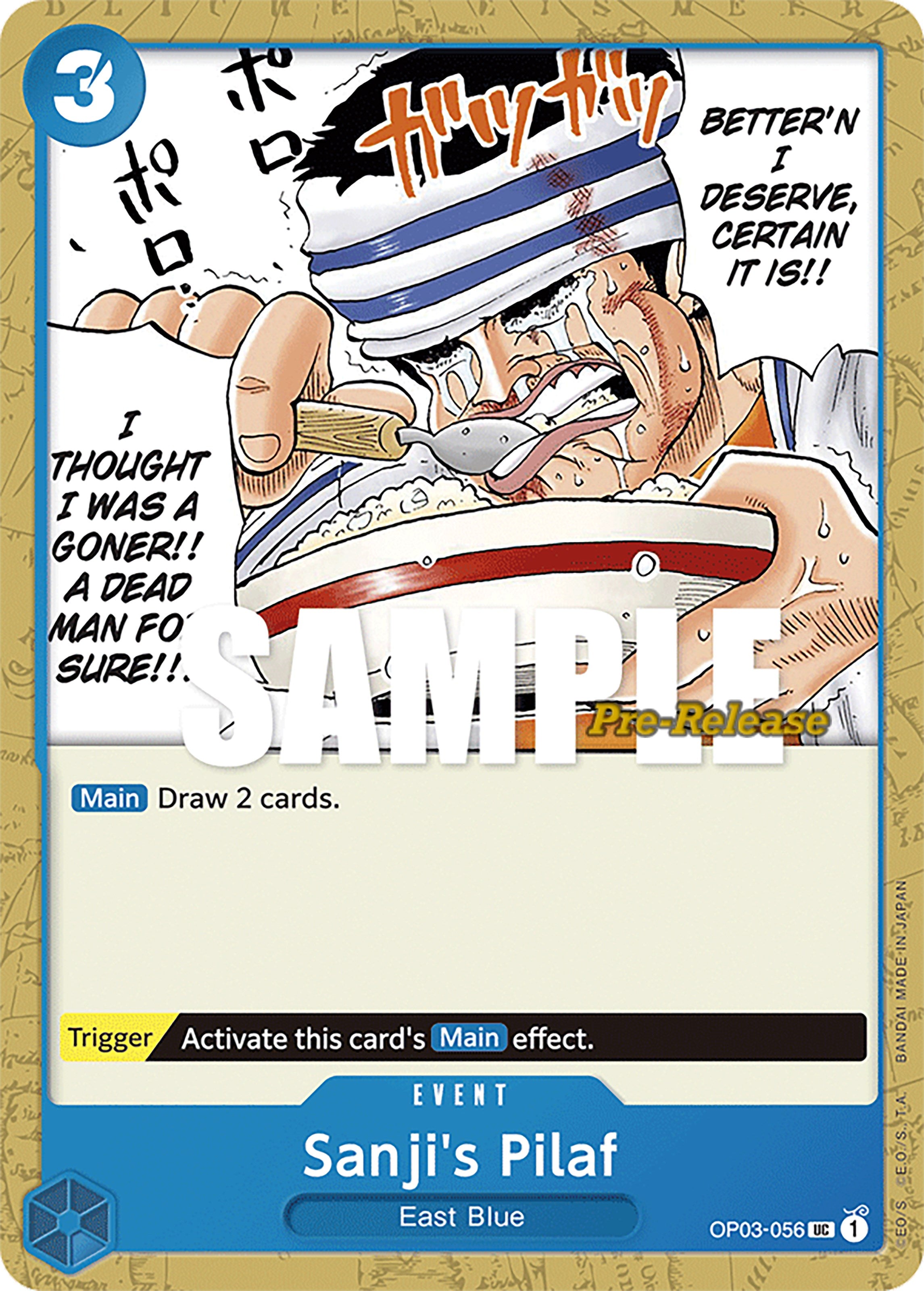 Sanji's Pilaf [Pillars of Strength Pre-Release Cards] | Fandemonia Ltd