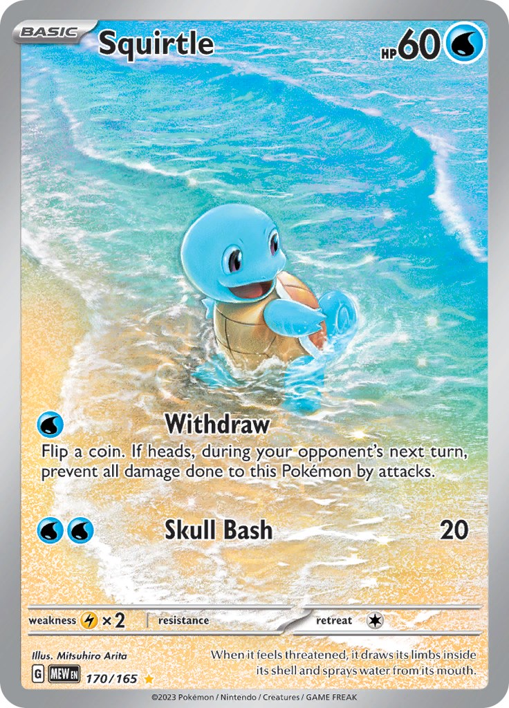 Squirtle (170/165) [Scarlet & Violet 151] | Fandemonia Ltd