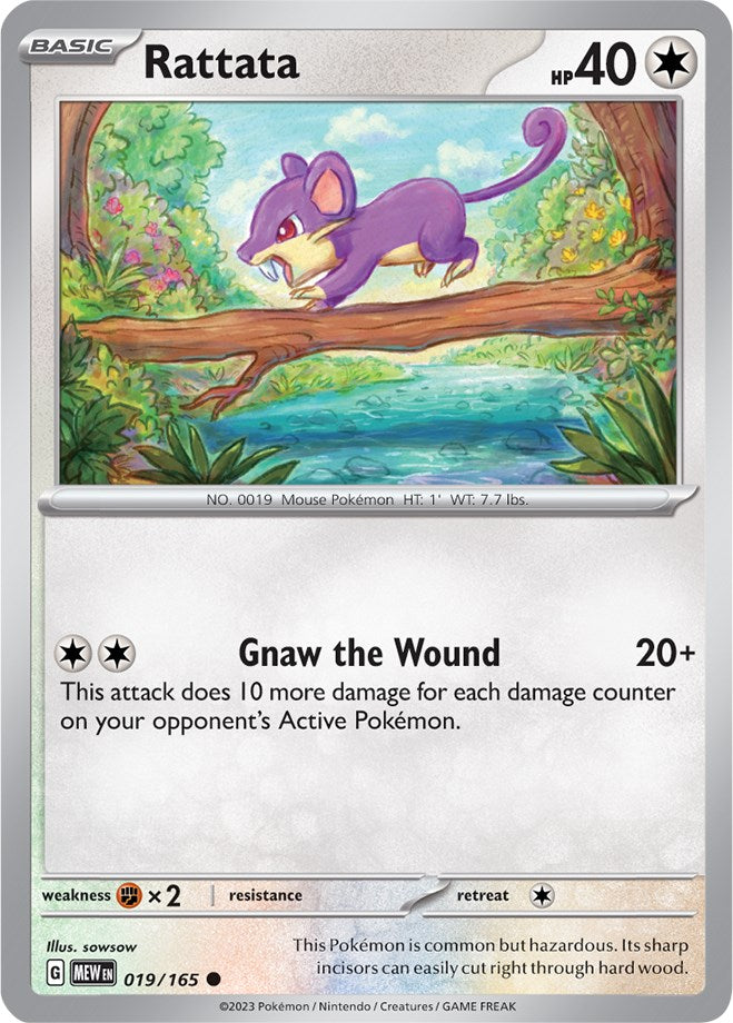 Rattata (019/165) [Scarlet & Violet 151] | Fandemonia Ltd