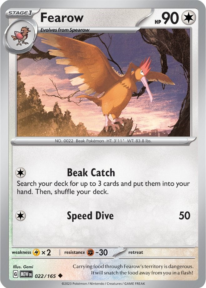 Fearow (022/165) [Scarlet & Violet 151] | Fandemonia Ltd