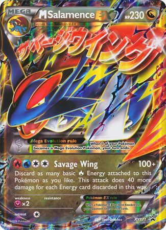 M Salamence EX (XY171) (Jumbo Card) [XY: Black Star Promos] | Fandemonia Ltd