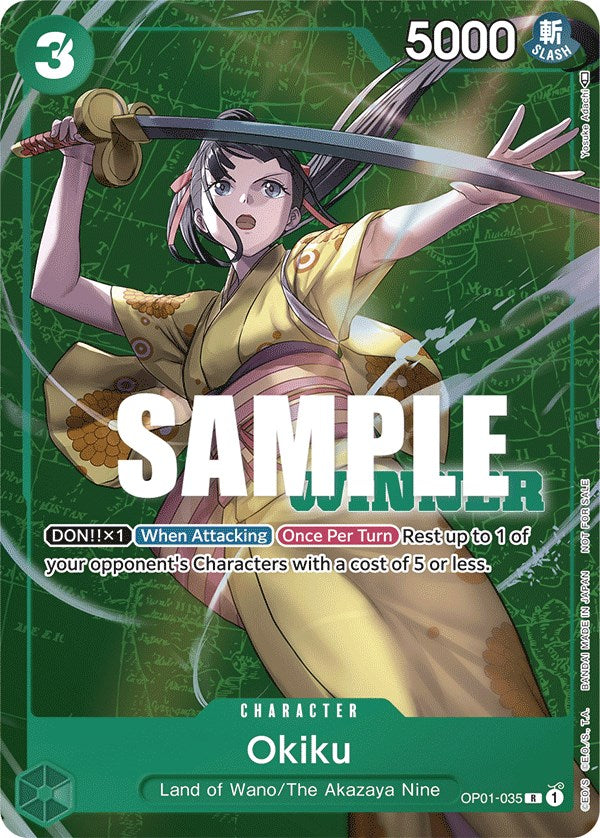 Okiku (Tournament Pack Vol. 4) [Winner] [One Piece Promotion Cards] | Fandemonia Ltd