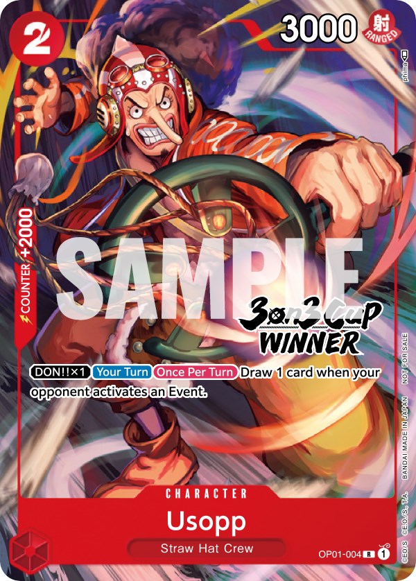 Usopp (3-on-3 Cup) [Winner] [One Piece Promotion Cards] | Fandemonia Ltd