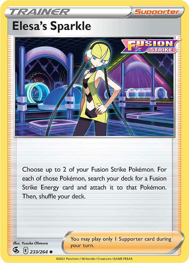 Elesa's Sparkle (233/264) [Sword & Shield: Fusion Strike] | Fandemonia Ltd