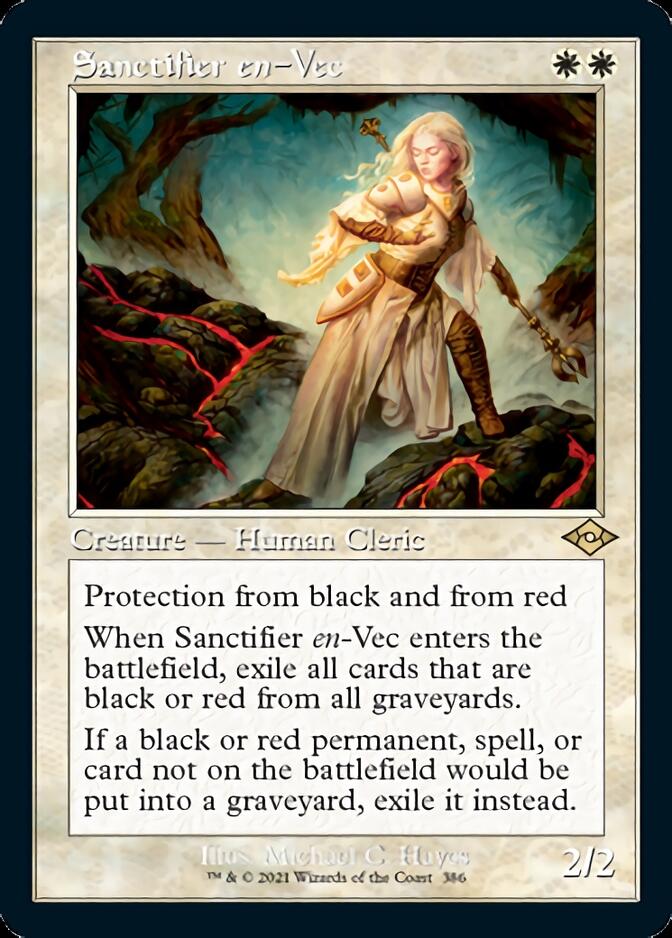 Sanctifier en-Vec (Retro Foil Etched) [Modern Horizons 2] | Fandemonia Ltd