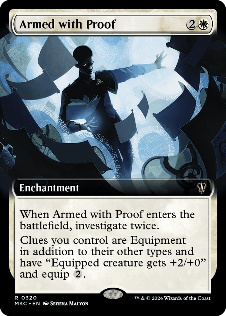 Armed with Proof (Extended Art) [Murders at Karlov Manor Commander] | Fandemonia Ltd