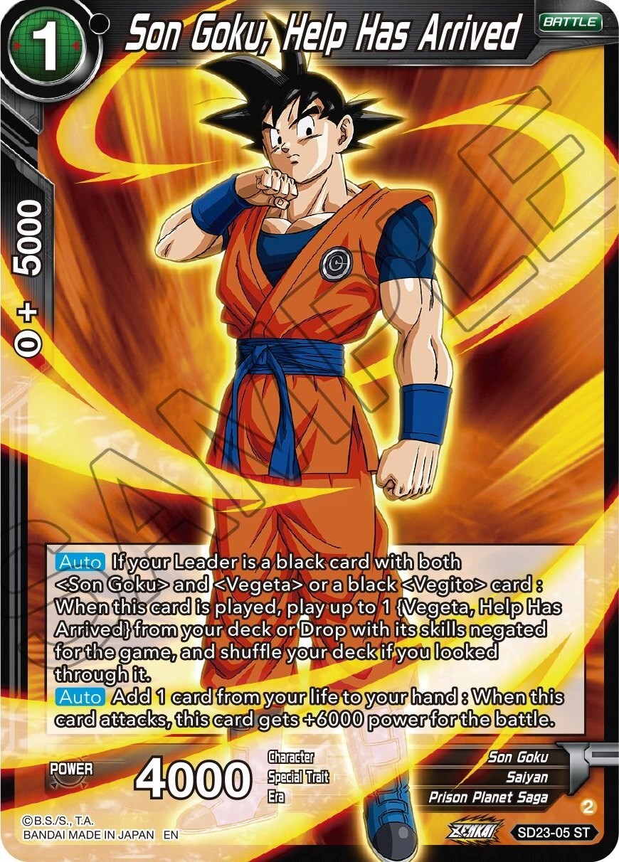 Son Goku, Help Has Arrived (SD23-05) [Critical Blow] | Fandemonia Ltd