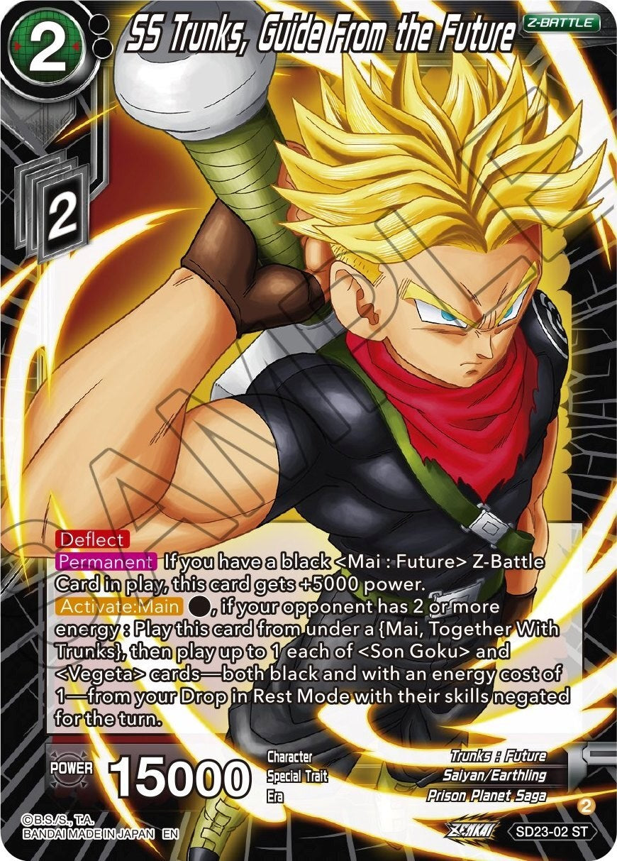 SS Trunks, Guide From the Future (SD23-02) [Critical Blow] | Fandemonia Ltd