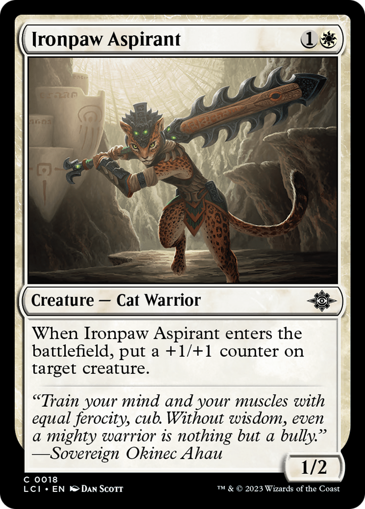 Ironpaw Aspirant [The Lost Caverns of Ixalan] | Fandemonia Ltd