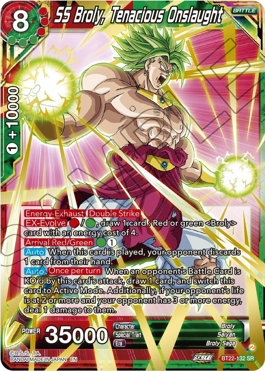 SS Broly, Tenacious Onslaught (BT22-132) [Critical Blow] | Fandemonia Ltd