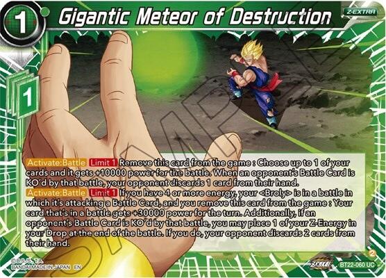 Gigantic Meteor of Destruction (BT22-060) [Critical Blow] | Fandemonia Ltd