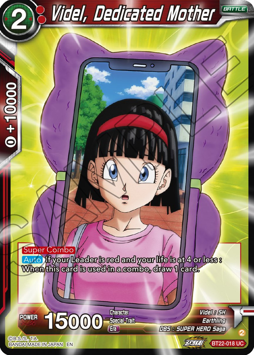 Videl, Dedicated Mother (BT22-018) [Critical Blow] | Fandemonia Ltd