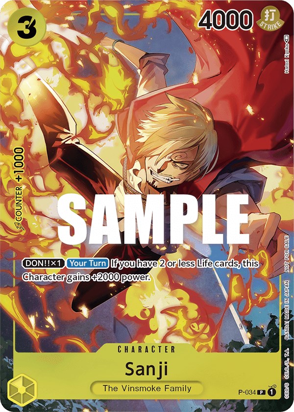 Sanji (Event Pack Vol. 2) [One Piece Promotion Cards] | Fandemonia Ltd