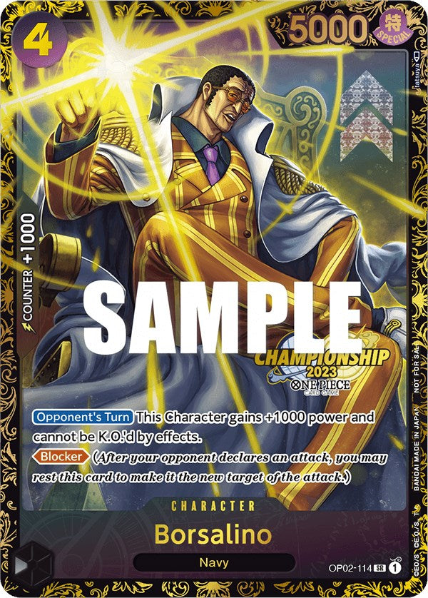 Borsalino (Championship 2023) [One Piece Promotion Cards] | Fandemonia Ltd