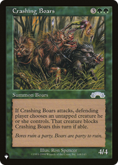 Crashing Boars [The List Reprints] | Fandemonia Ltd