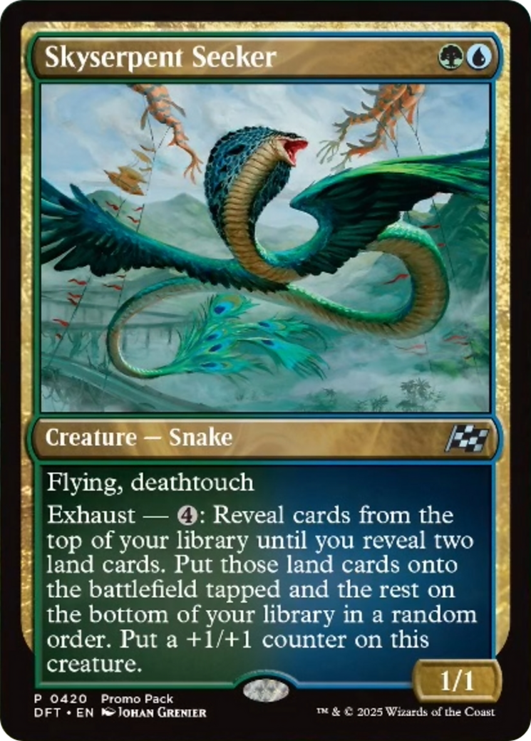 Skyserpent Seeker [Aetherdrift Promos] | Fandemonia Ltd